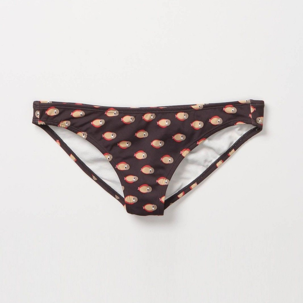 Anthropologie Owl Print Bikini Swimsuit Bottoms By Paul & Joe, Sizes S & M
